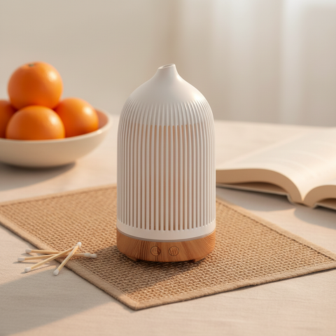 Aroma Quartz home fragrance collection — candle, diffuser and wax melts for scent layering
