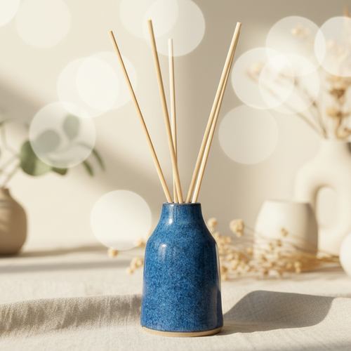 'Nordic Stjärna' Refillable Ceramic Diffuser by Aroma Quartz — refillable ceramic diffuser on neutral background