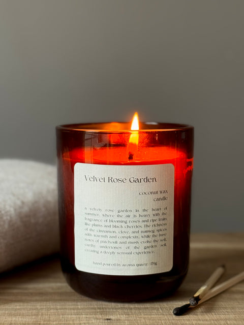 Velvet Rose Garden: Coconut Wax Candle