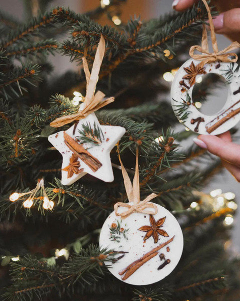  scented wax tree decoration by Aroma Quartz — fragrant hanging ornament