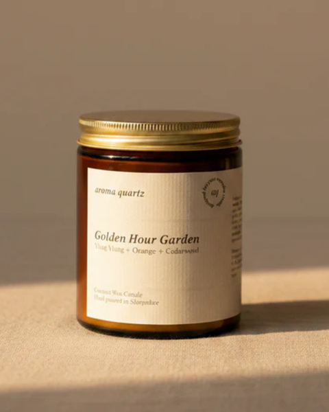 Garden in Golden Hour – Limited Edition Amber Jar Candle