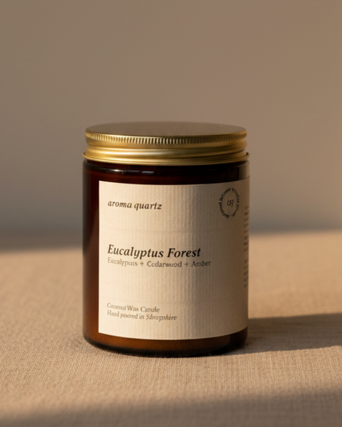 Eucalyptus Forest — Amber Jar Coconut Wax Candle