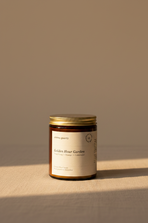 Garden in Golden Hour – Limited Edition Amber Jar Candle