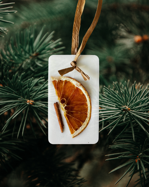 Scented wax tree decorations by Aroma Quartz —  fragrance styled scene