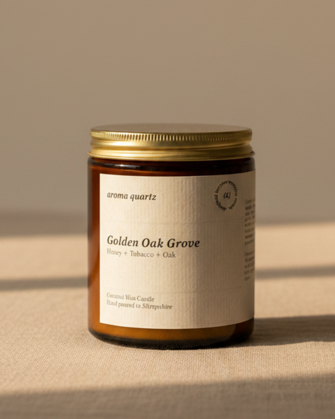 Golden Oak Grove — Amber Jar Coconut Wax Candle
