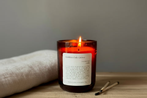 Golden Oak Grove — Natural Wax Refillable Candle