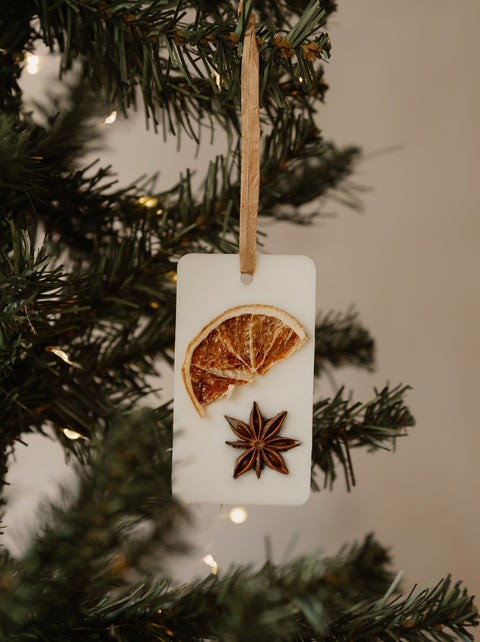 Cranberry & Clementine — Scented Christmas Tree Decoration