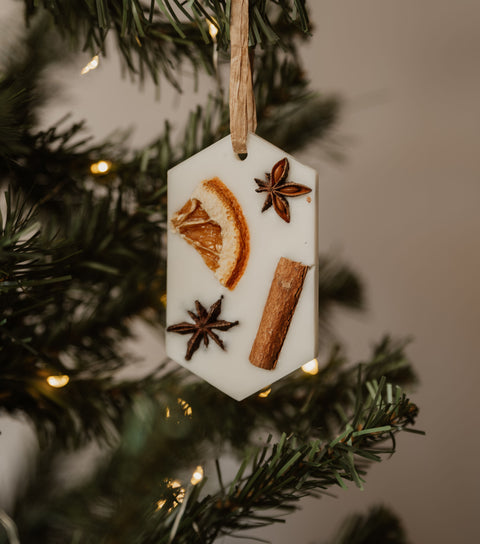 Cranberry & Clementine — Scented Christmas Tree Decoration