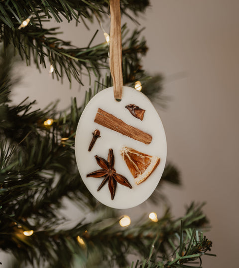 Cranberry & Clementine — Scented Christmas Tree Decoration