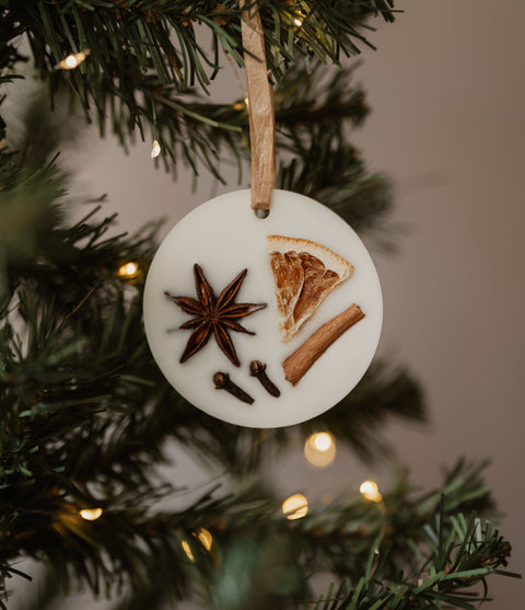 Cranberry & Clementine — Scented Christmas Tree Decoration