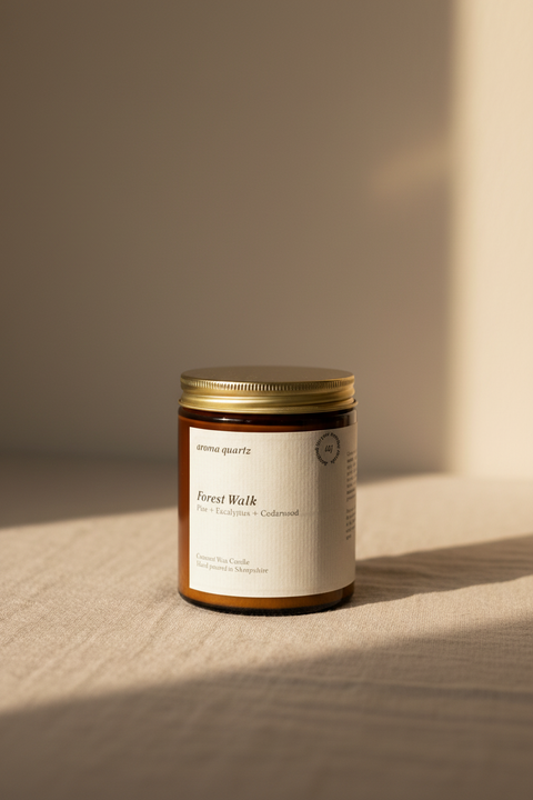 Forest Walk — Amber Jar Coconut Wax Candle