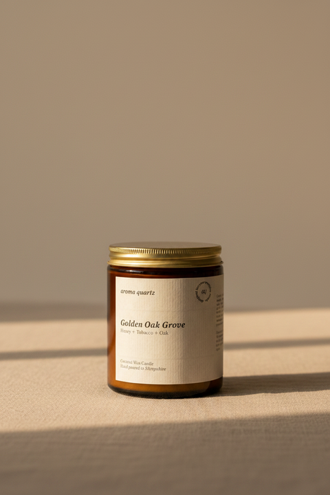 Golden Oak Grove — Amber Jar Coconut Wax Candle