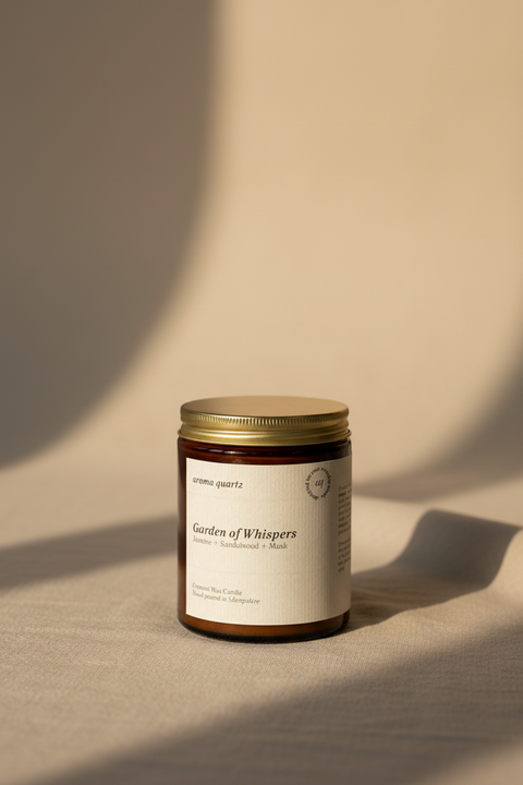 Garden of Whispers — Amber Jar Coconut Wax Candle