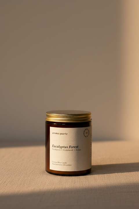 Eucalyptus Forest — Amber Jar Coconut Wax Candle