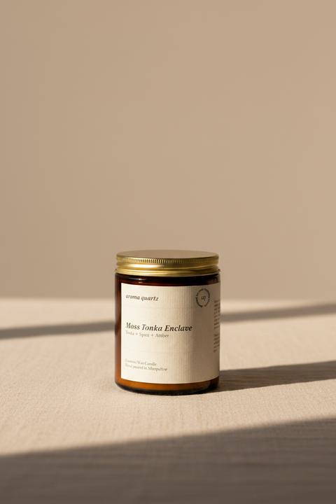 Moss Tonka Enclave — Amber Jar Coconut Wax Candle